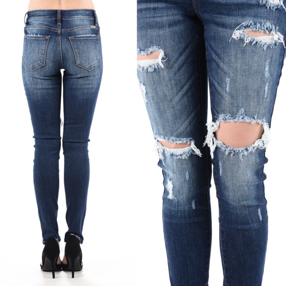 HAYDEN Distressed Skinnies - Picture 2 of 2